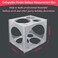 Catcan 11 Holes Balloon Sizer Cube Box, 2-10 Inch Collapsible Plastic Balloon Size Measurement Tool for Party Balloon Decoration, Balloon Columns, Balloon Arches.
