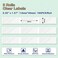 Memoking D30 Clear Label - D30 Transparent Thermal Label Tape 14mmx40mm(0. 55" x 1. 57"Compatible with Phomemo/ D30 Printer Adhesive Clear Label Paper, for Labeling Cosmetics, Storage, Stationary.