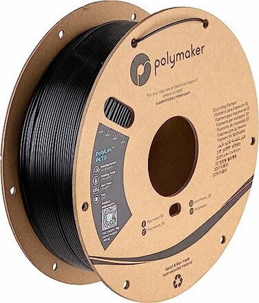 Polymaker PolyLite PETG Black - 1. 75 mm - 1 kg.