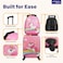 emissary Kids Luggage With Wheels For Girls, Unicorn Kids Luggage Set, Childrens Luggage For Girls With Wheels, Kids Suitcases With Wheels For Girls, Toddler Suitcase For Girls, Travel Luggage For.