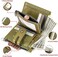 gzcz Men Wallets with Anti-Theft Chain Genuine Leather Purse RFID Blocking Bifold Wallet Minimalist Zipper Coin Pocket Coin Pocket, Green, Green, medium, Minimalist.
