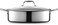 HexClad 7 Quart Saute Pan and Tempered Glass Lid, Hybrid Stainless Steel Cookware, Dishwasher and Oven Safe, Works with Induction, Gas, Ceramic, and Electric Cooktops.