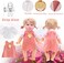 MLcnleS Alive Baby Clothes - 6 Sets 12 Inch Baby Dolls Dress Accessories Include unicorrn Skirt Snow White Dresses Swimsuit Outfits, 12 Inch Baby Doll Clothing for Girls Birthday Xmas Gift.