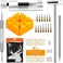 Jorest Watch Link Removal Tool, Watch Band Tool Kit, Repair Kit for Watch Bracelet Adjustment and Replacement and Resizing, With User Manual, Watch Link Remover, 20PCS Spring Bars, 13PCS Spare Needle.