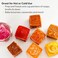 صينية تجميد سيليكون W&P WP Cup Cubes مع غطاء، لون أزرق، تكفي لتحضير 6 حصص مثالية بحجم كوب واحد، مناسبة لتجميد وتخزين الحساء والمرق والصلصة وبقايا الطعام، آمنة للغسل في غسالة الصحون.