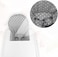 Twoworld High Chair Cushion for IKEA Antilop Highchair, Baby High Chair Seat Cover Liner Mat Pad Cushion for IKEA Antilop High Chair (Fashion Gray.
