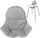 Twoworld High Chair Cushion for IKEA Antilop Highchair, Baby High Chair Seat Cover Liner Mat Pad Cushion for IKEA Antilop High Chair (Fashion Gray.