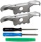 SOSS GAMING 2023 Upgraded Bumpers Replacement Kit - Ultra Durable Version - Comes with T6 T8 Screwdriver Repair and Fix - For Xbox One Elite Series 1 Controllers - LB RB Button Triggers Parts.