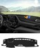 Autorder Custom Fit for Dash Cover Mat Toyota Highlander 2020 2021 2022 2023 Flannel Nonslip Dashboard Mat Protector Black(Compatible with or Without Display.