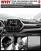 Autorder Custom Fit for Dash Cover Mat Toyota Highlander 2020 2021 2022 2023 Flannel Nonslip Dashboard Mat Protector Black(Compatible with or Without Display.