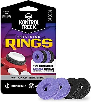 KontrolFreek Precision RingsAim Assist Motion Control for PlayStation 4 (PS4, PlayStation 5 (PS5, Xbox One, Xbox Series XS, Switch ProScuf Controller2 Different Strengths.