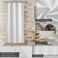 ALYVIA SPRING Stall Fabric Shower Curtain Liner Waterproof - 36" x 72", SoftLightweight Small Shower Curtain with Magnets for Narrow Stall Size, Machine Washable - 36x72, White.