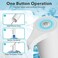 Msxcse Electric Water Bottle Pump, Water Bottle Dispenser,USB Charging Drinking Water Dispenser, Universal Water Pump for 5 Gallon Water Jugs Bottles, Portable Water Dispenser for Home Camping (White.