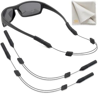 SIGONNA Eye Glasses String Strap Holder - No Tail Sunglass Strap for Men - Eyeglass Strap.