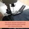 Madam Sew Bulky Seam Jumper &ndash; Hump Jumping Button Sewing Tool and Flush Plate Presser Foot for Chunky Denim and Hemlines &ndash; Compatible with Husqvarna Viking, Brother, Singer, Janome and Pfaff.