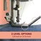 Madam Sew Bulky Seam Jumper &ndash; Hump Jumping Button Sewing Tool and Flush Plate Presser Foot for Chunky Denim and Hemlines &ndash; Compatible with Husqvarna Viking, Brother, Singer, Janome and Pfaff.