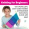 Creativity for Kids Learn to Knit Pocket Scarf - DIY Knitting Kit for Beginners, Kids Craft Kit.