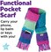 Creativity for Kids Learn to Knit Pocket Scarf - DIY Knitting Kit for Beginners, Kids Craft Kit.