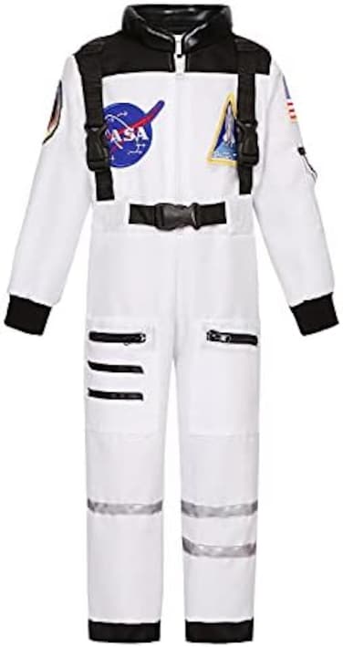 Cuteshower Kids Astronaut NASA Costume for Boys Girls Space Jumpsuit.