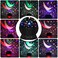 HONGID Kids Night Light - Star Projector with 360 Rotation, 4 LED Bulbs, 16 Color Changing Lights, USB Powered.
