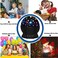 HONGID Kids Night Light - Star Projector with 360 Rotation, 4 LED Bulbs, 16 Color Changing Lights, USB Powered.