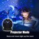 HONGID Kids Night Light - Star Projector with 360 Rotation, 4 LED Bulbs, 16 Color Changing Lights, USB Powered.