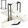 HAKDAY Hanger Storage Rack, Portable Hanger Organizer Rack, Hanger Stand Hanger Stacker Hanger Storage Holder Hanger Caddy for Closet Laundry Dry Cleaning Room.