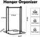 HAKDAY Hanger Storage Rack, Portable Hanger Organizer Rack, Hanger Stand Hanger Stacker Hanger Storage Holder Hanger Caddy for Closet Laundry Dry Cleaning Room.