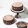 AMYONE Silicone Baking Mats, 2 PCS Round Silicone Mats for 9 Inch Cake Pan, Non-Stick Reusable Cookie Sheet Liners for Baking Pans for Cake/Bread/Pizza/Macaron/Pastry/Cookie/Bun/Pie.