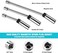 DURATECH 5PC Magnetic Swivel Spark Plug Socket Tool Set-Includes 5/8-inch, 9/16-inch, 14MM Sockets3/8-inch Drive with 6-Point and 12-Point, Thin Wall, Magnetic Core.