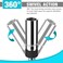 DURATECH 5PC Magnetic Swivel Spark Plug Socket Tool Set-Includes 5/8-inch, 9/16-inch, 14MM Sockets3/8-inch Drive with 6-Point and 12-Point, Thin Wall, Magnetic Core.