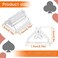 Aster 24 PCS Acrylic Place Card Holders,Clear Game Card Stands, Small Wedding Table Place Cards Holder Table Sign Stands for Wedding Cards, Photos,Memos,Pictures Display (0. 75&times;0. 75 in.