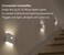 WYZE Rechargeable Night Lights with Dusk to DawnMotion Sensors, WarmSoft White Step Lights for Bathroom,Hallway, Bedroom, Kids Room, Kitchen, Stairway, 3 Pack.