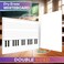Scribbledo Keyboard Practice Dry Erase White Board 11 x 14 Inch Lapboard l Durable Portable Double Sided Music Whiteboard for Kids Students, Musicians and Home.