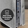 Raryars PS5 Console Dust Cover PS5 Dust Protector Custom Designed for Playstation 5 Console Disc EditionDigital Edition with Thick Cotton Precision Cut Easy Access Cable Port.