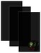Birllaid Static Clings Dimmer Sheets, 6x3 inch x 3, Light Blocking Stickers for Electronics, Polyethylene Terephthalate, Black, Single Use, Square, Led, Readable.