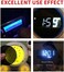 Birllaid Static Clings Dimmer Sheets, 6x3 inch x 3, Light Blocking Stickers for Electronics, Polyethylene Terephthalate, Black, Single Use, Square, Led, Readable.