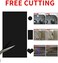 Birllaid Static Clings Dimmer Sheets, 6x3 inch x 3, Light Blocking Stickers for Electronics, Polyethylene Terephthalate, Black, Single Use, Square, Led, Readable.