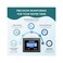 Topargee Flush Mount Water Tank Gauge - Real-Time RV, CaravanBoat Accessory Water Level Monitor - Accurate Flow Meter (Liter/Gallon- Backlit LCD Display - Easy Install, No Tank Insertion Required.