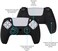 PlayVital Black Pure Series Anti-Slip Silicone Cover Skin for ps5 Controller, Soft Rubber Case for ps5 Wireless Controller with Black Thumb Grip Caps.