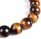 Mayting 10mm Natural Tiger Eye Bracelet Elastic Yoga Gemstones Healing Energy Men Women Stretch Bracelet (7. 08 inch.