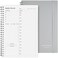 Asten Daily Planner Undated, To Do List Notebook Hourly Schedules Spiral Appointment Planner for Men and Women,PVC Hardcover,Elastic Closure, Inner Pocket 8. 3" x 5. 8" (Gray.