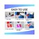 TotalBoat UV Cure Clear Acrylic Resin with UV Flashlight for DIY Jewelry Making, Small Resin Crafts, and Protective Coating.