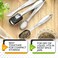 Spring Chef Stainless Steel Measuring Spoons Set of 8 with Leveler, Metal TeaspoonTablespoon Measuring Spoons for DryLiquid Ingredients, Fits in Spice Jars - Kitchen Gadgets For BakingCooking.