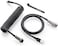 كابل GUNMJO Pro المخصص ذو الغلاف المزدوج USB-C للوحة مفاتيح الألعاب، كابل لوحة مفاتيح ميكانيكية ذو غلاف مزدوج مع غطاء معدني قابل للفصل، 1.5 متر USB-C إلى USB-A، لون أسود كربوني.