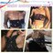 Yokawe Black Fishnet Rhinestone Crop Top, Long Sleeve Mesh Glitter Party Festival Top for WomenGirls, Black.