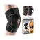 Dr. Brace ELITE Knee Brace with Side StabilizersPatella Gel Pads for Maximum Knee Pain Support and fast recovery for men and women-Please Check How To Size Video (Mercury, Medium.