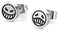 Wydmire Happy Unhappy Stud Smiley Face Anime Stud Earring Cosplay Accessory.
