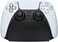 PlayVital Solid Black Controller Display Stand for ps5,Gamepad Accessories Desk Holder for ps5 Controller with Rubber Pads.