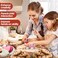 HINZER Sandwich Cutter and Sealer Set Uncrustables Maker 4 Pcs Bread Decruster Pancake Maker Heart Square Circle Dinosaur Shape DIY Cookie Cutters Gift for Kids Adult Boys Girls.